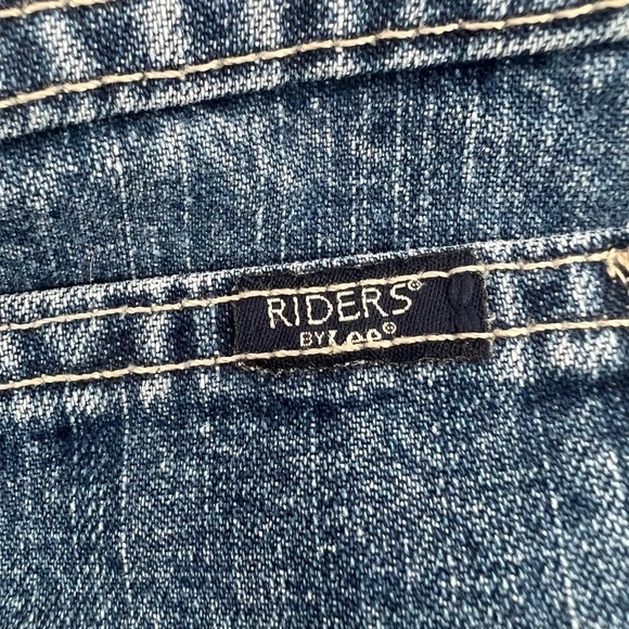 Riders By Lee Frayed Hem Jean Shorts Size 26 Wide Women's - Picture 4 of 6